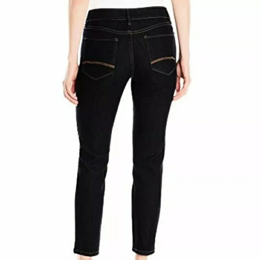 NYDJ ALINA Ankle Dark Denim Jean's Stretch Women's 6 or 10 NEW Enzyme Pants $114
